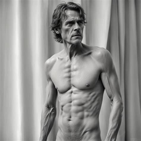 willem dafoe naked|A young, nude, and well